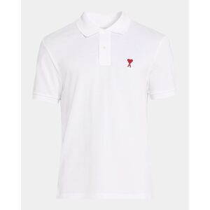 Men's Ami de Coeur Cotton White Polo Shirt Size Extra Large NWT 100% Authentic